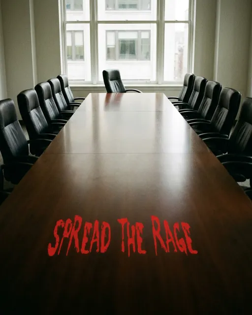 On the boardroom table